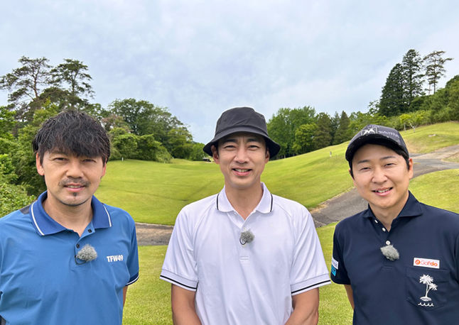 「孝太郎の爽快ゴルフバトル」出演 小泉孝太郎さん(中) (出典元:atomicgolf.jp)